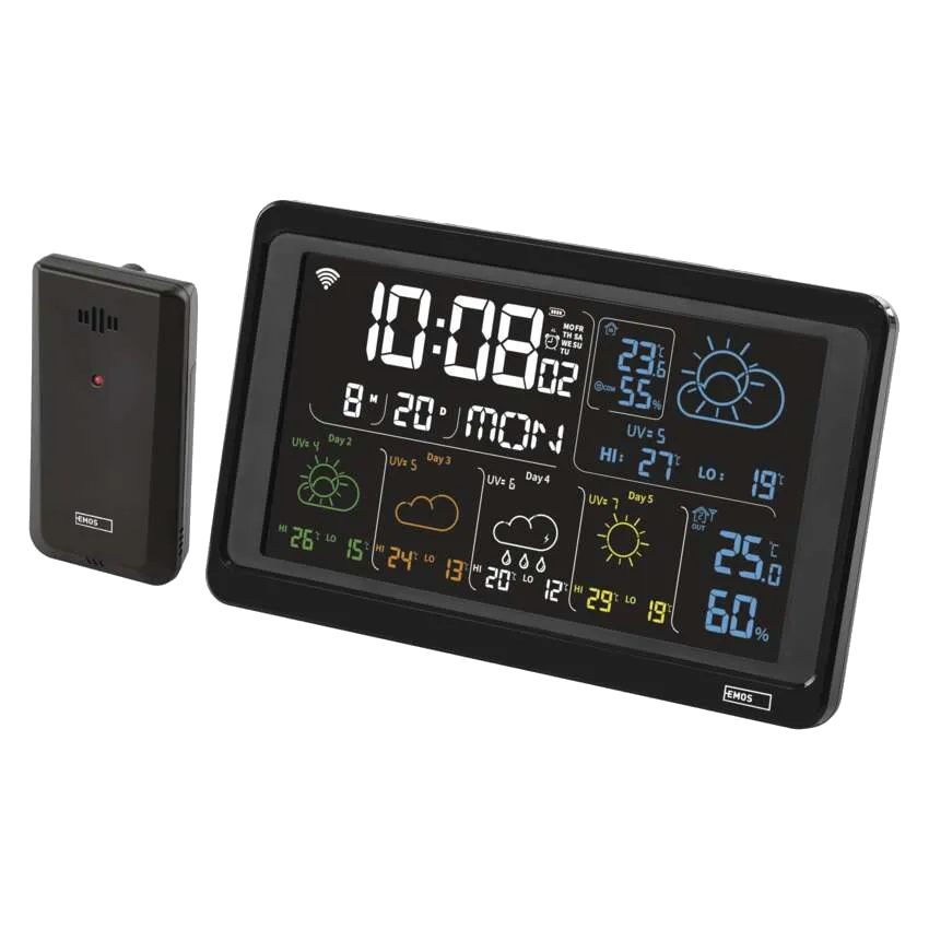 EMOS GoSmart Okos vezeték nélküli időjárás állomás wifivel (E8610)