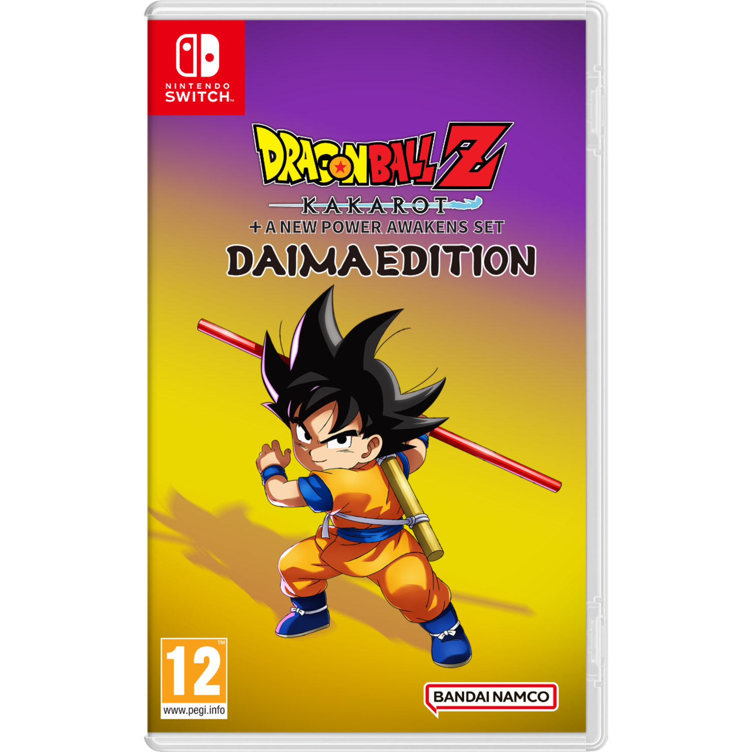 Dragon Ball Z: Kakarot + A New Power Awakens Set Daima Edition gamecover voor Switch.