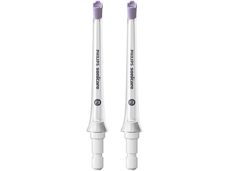Recambio para cepillo dental - Philips HX3062/00 INTERDENTAL SONICARE, Boquilla Quad Stream F3, Blanco