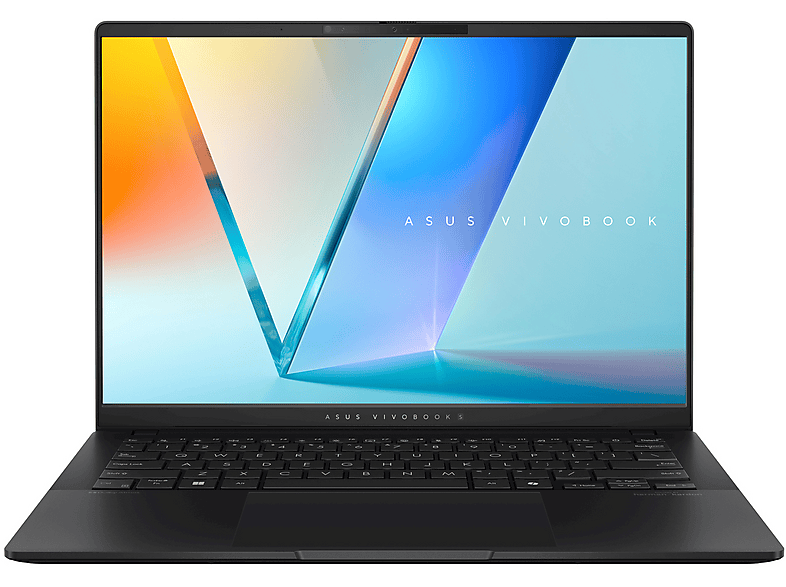 Asus Vivobook S14 S5406, 14", processore Intel Core Ultra 7 256V, 16 GB, 512 GB Ssd, Nero siderale Notebook