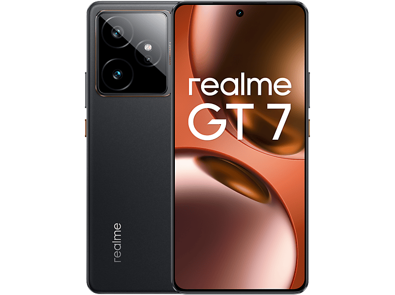 realme GT7, Negro, 512 GB, 12 GB RAM, 6.78 LTPO 2.5D, Dimensity 9400e Chipset, 7000 mAh, IP69