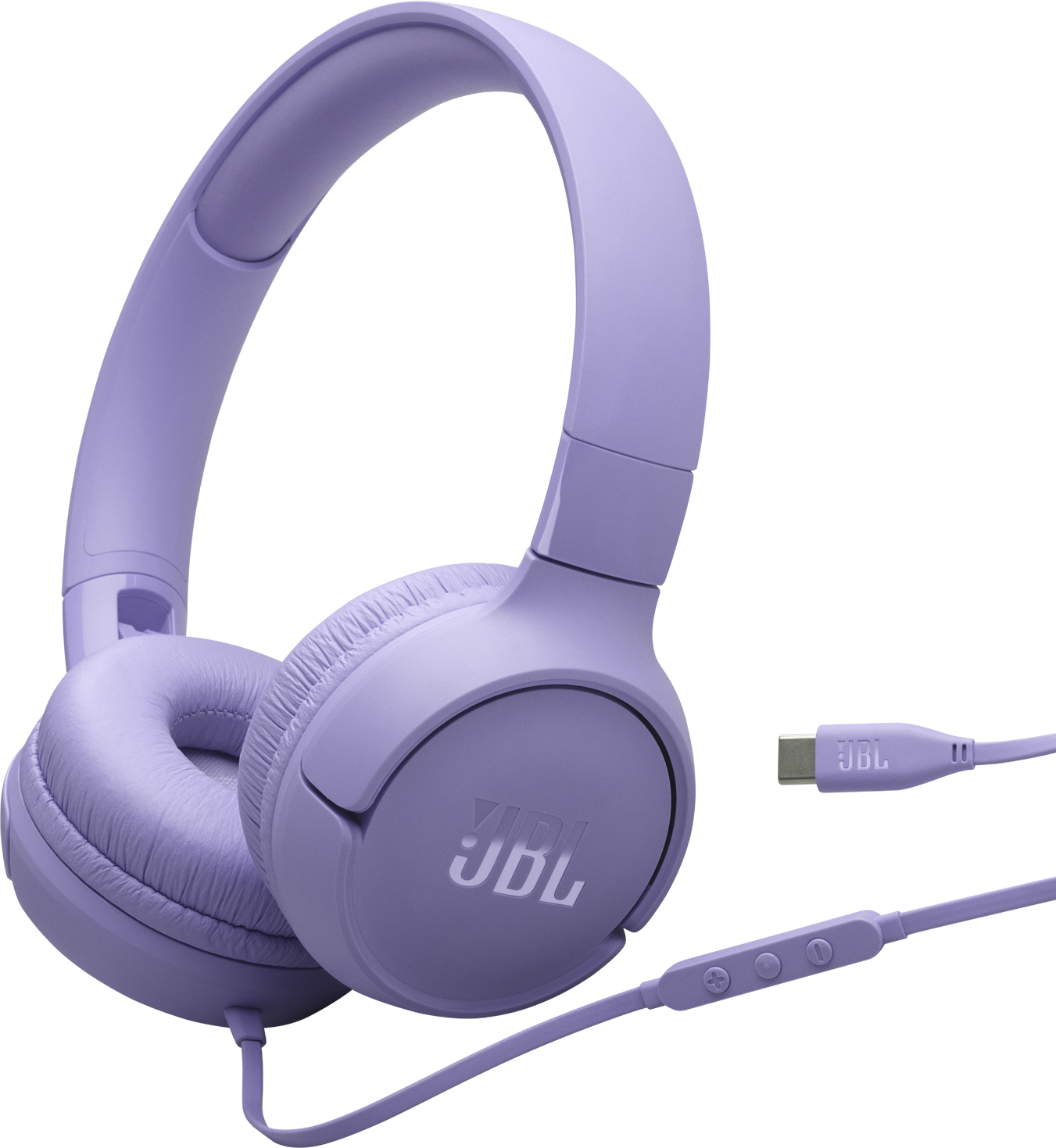 JBL Tune 520C, USB-C vezetékes fejhallgató, lila (JBLT520CPUR)