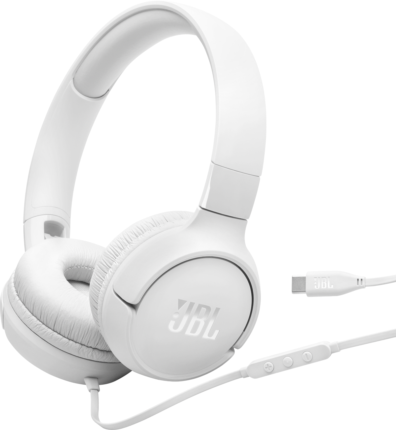 JBL Tune 520C, USB-C vezetékes fejhallgató, fehér (JBLT520CBWHT)