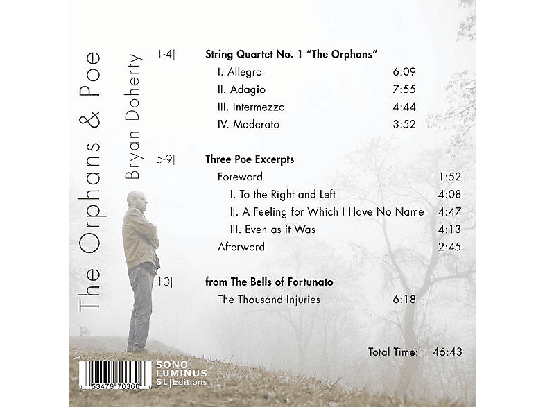 Thumbnail - Bryan Doherty - The Orphans & Poe (CD)