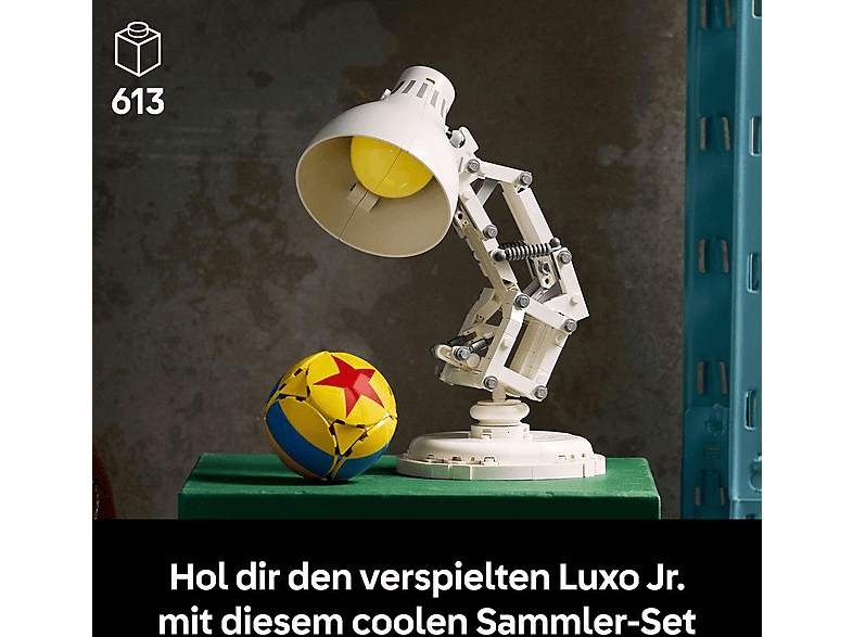 LEGO Ideas 21357 Disney Pixar Luxo Jr. Bausatz, Mehrfarbig
