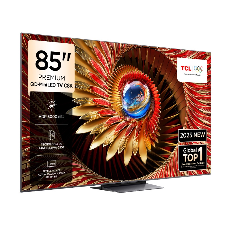 TCL 85C8K 85 inç 215 Ekran Uydu Alıcılı Smart 4K QD-Mini Led