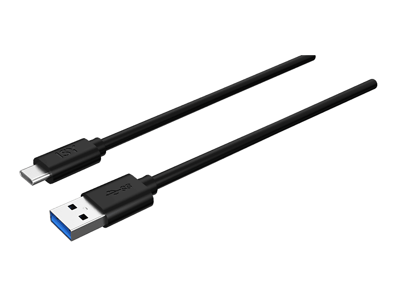 Kabel ISY IUC-1029 USB-A do USB-C 3.2 1,5 m Czarny – zdjęcie 2
