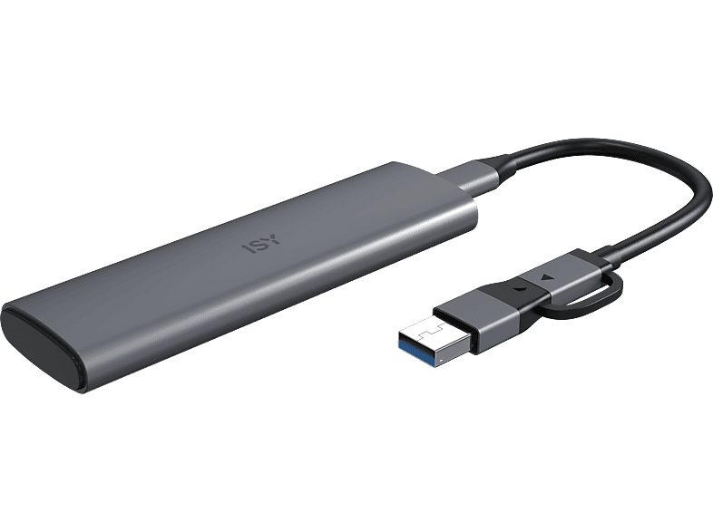 ISY ISE-1000-GY USB-C Gehäuse, Grau