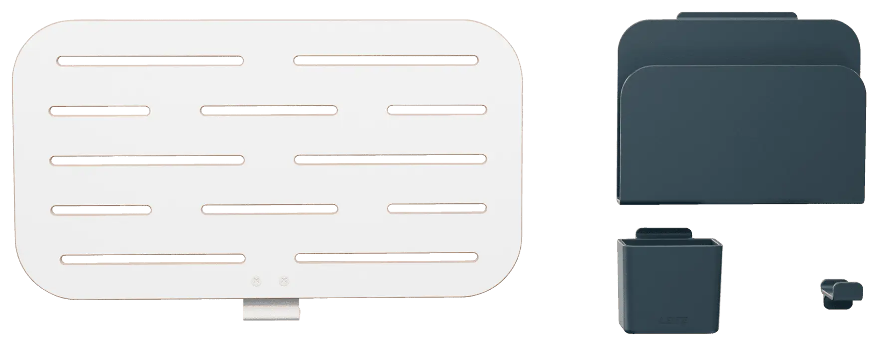 LEITZ Ergo lyukacsos függőleges asztali rendszerező, 42x25 cm, fehér (65480000)