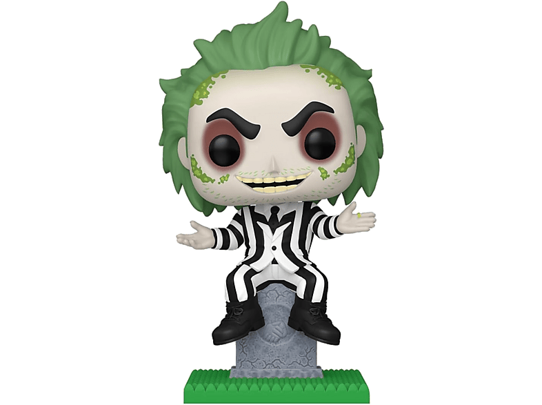 Figura Funko Pop! - Beetlejuice on Tombstone, Vinilo, 10 cm