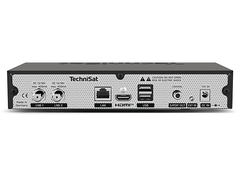 Technisat digit ISIO S4 Satellitenreceiver mit Twin Tuner (DVB-S/S2); Sat-Receiver — Foto 3 von 3