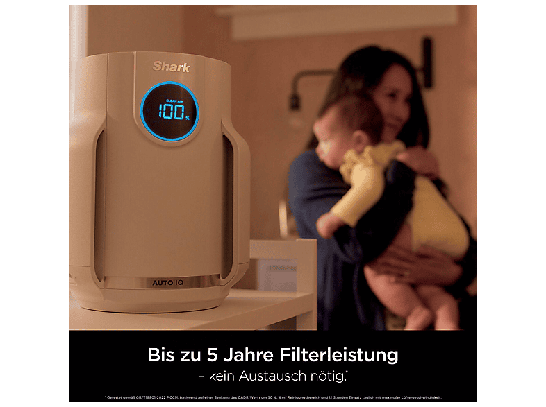 Shark HP072EU NeverChange Luftreiniger Weiß (19,2 Watt, Raumgröße: 23 m²) — Foto 4 von 5