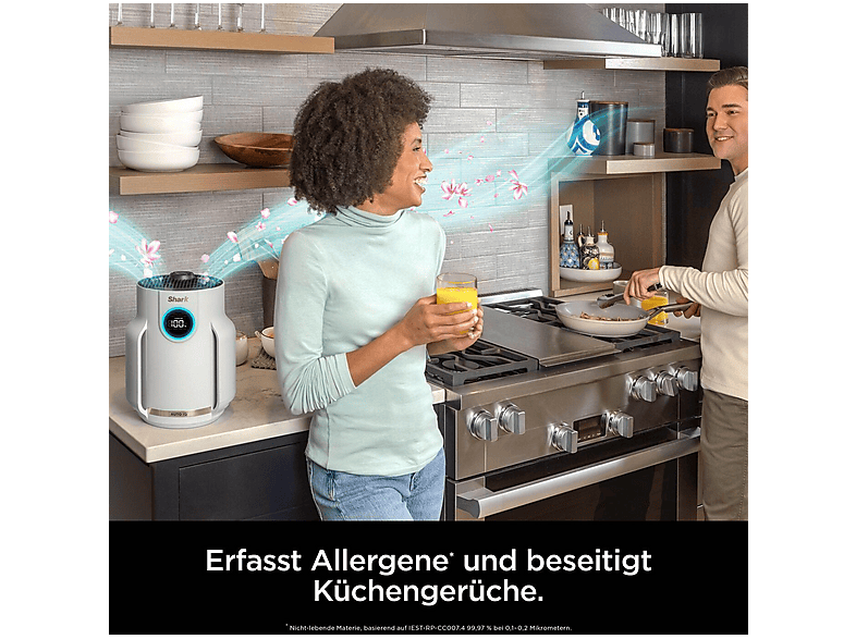 Shark HP072EU NeverChange Luftreiniger Weiß (19,2 Watt, Raumgröße: 23 m²) — Foto 5 von 5