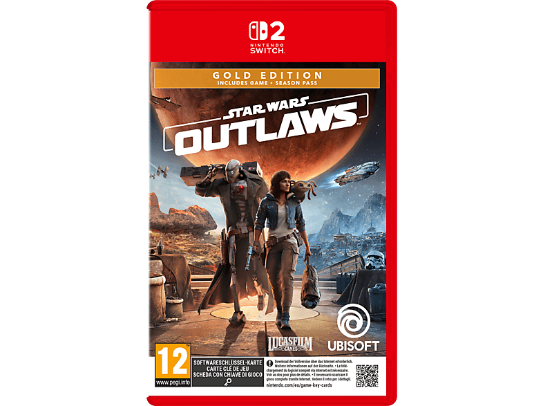 Star Wars Outlaws - Gold Edition - Nintendo Switch 2 [Game key card]