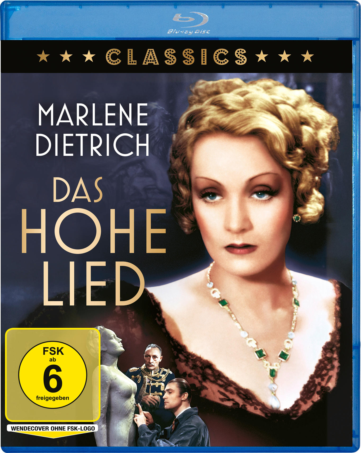 Blu-ray Disc-Hülle des Films Das Hohe Lied mit Marlene Dietrich.