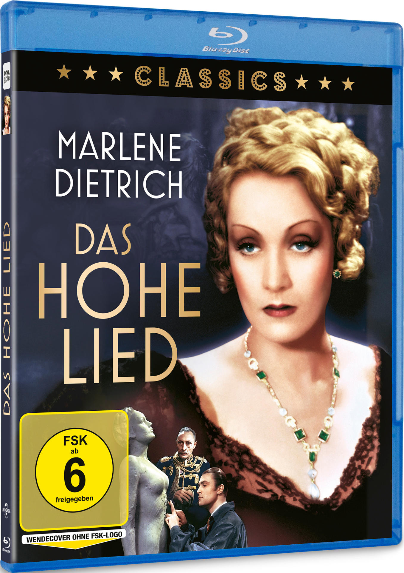 Blu-ray Disc-Hülle des Films Das Hohe Lied mit Marlene Dietrich.