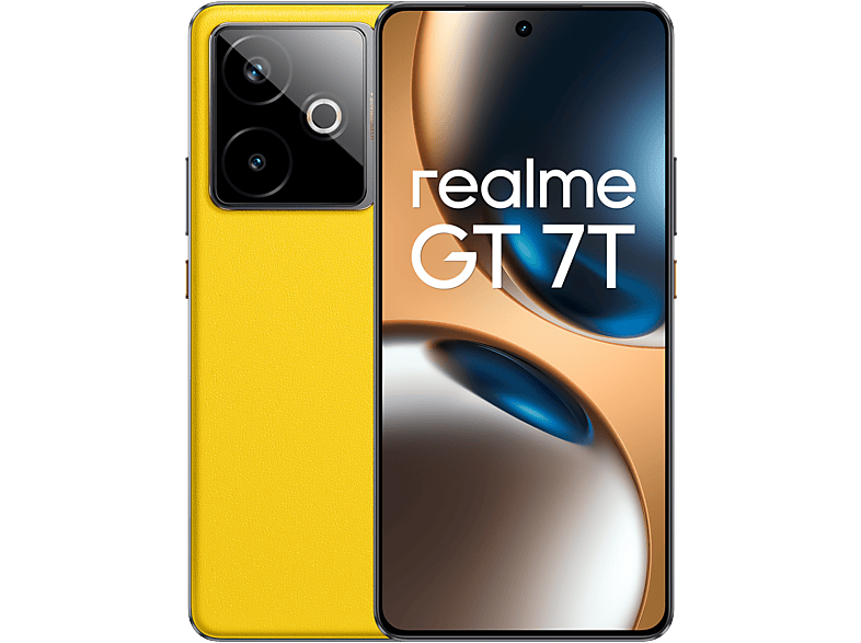 realme GT7T, Amarillo, 512 GB, 12 GB RAM, 6.8 LTPS 2.5D, Dimensity 8400MAX, 7000 mAh
