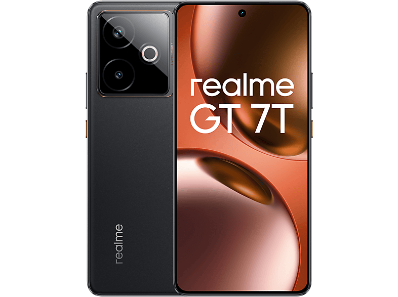 realme GT7T, Negro, 512 GB, 12 GB RAM, 6.8 LTPS 2.5D, Dimensity 8400MAX, 7000 mAh