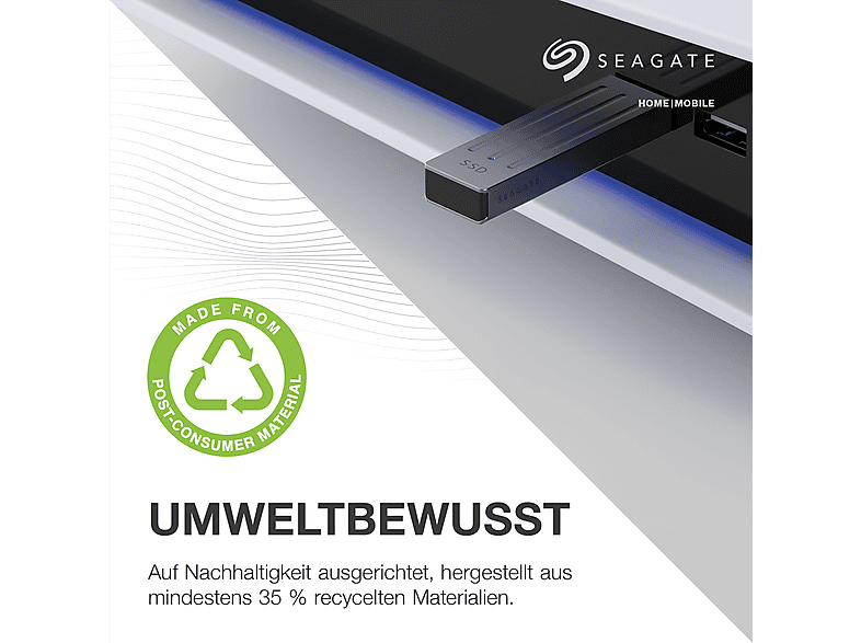 Thumbnail - SEAGATE Ultra Compact SSD, 1 TB extern, Dunkelgrau
