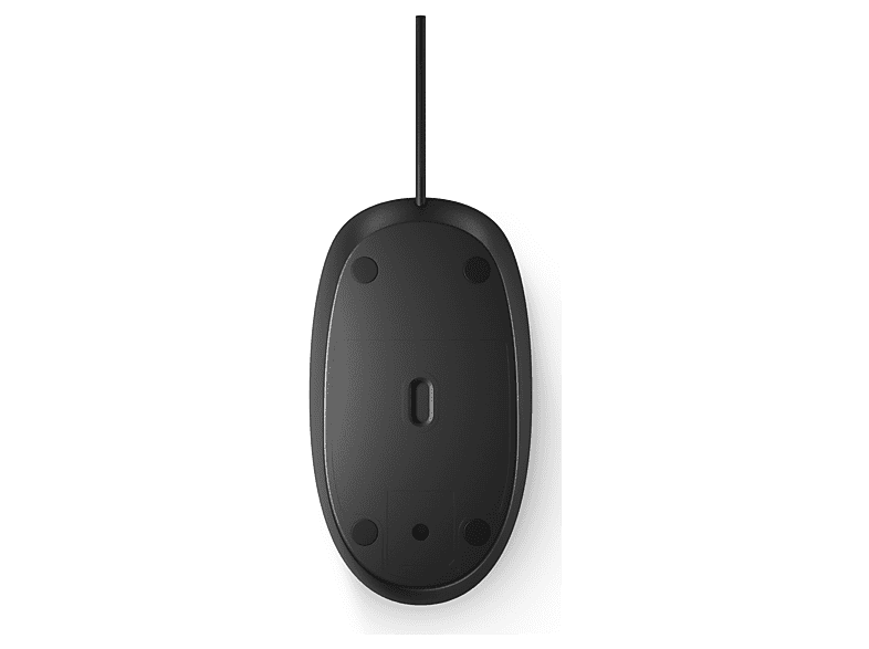 Thumbnail - HP - B2B 125 Wired Mouse, Schwarz