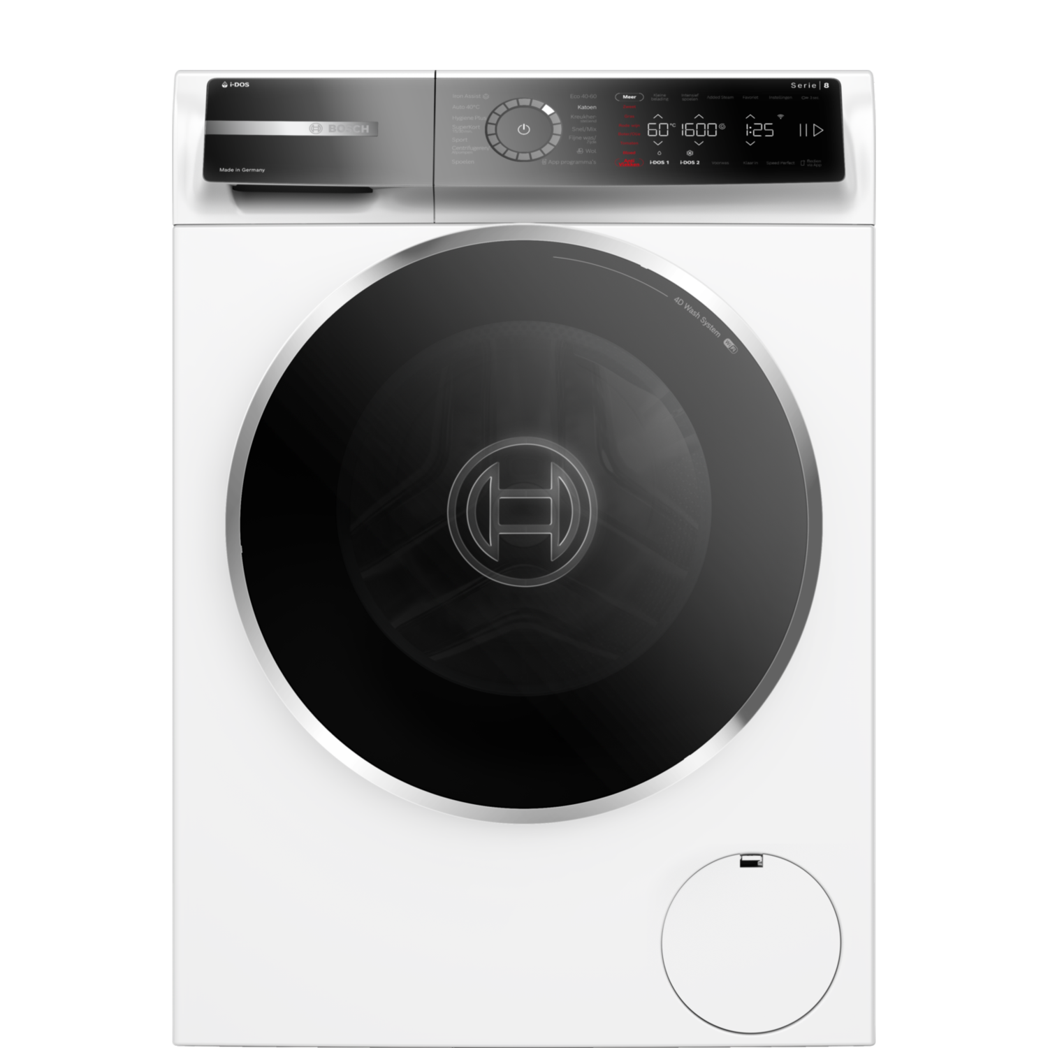 Bosch Wgb256asnl I-dos - Wasmachine Voorlader 10 Kg 1600 Rpm 74 Db Automatisch Doseren afbeelding