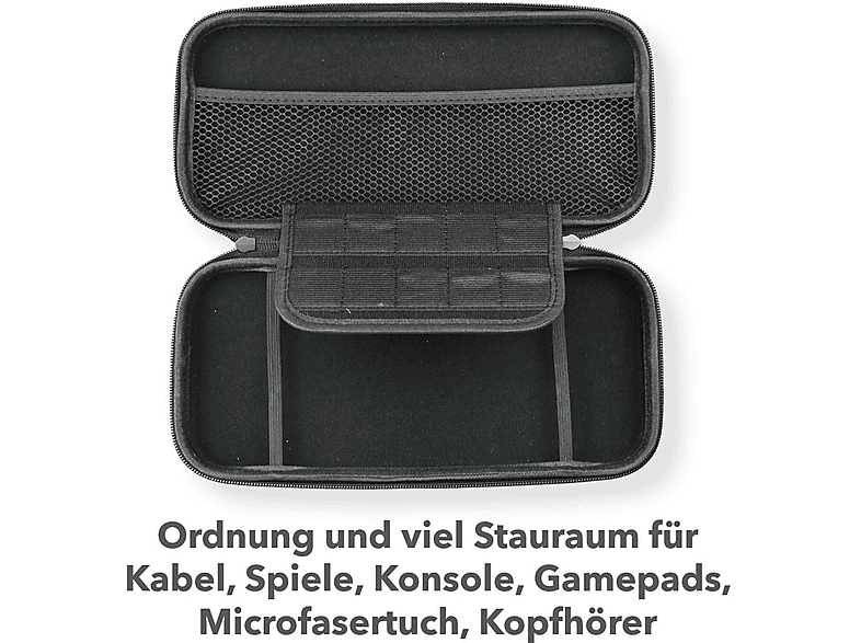 Thumbnail - FREAKS & GEEKS 7in1 Zubehörset Nintendo Switch 2 Tasche, Schwarz
