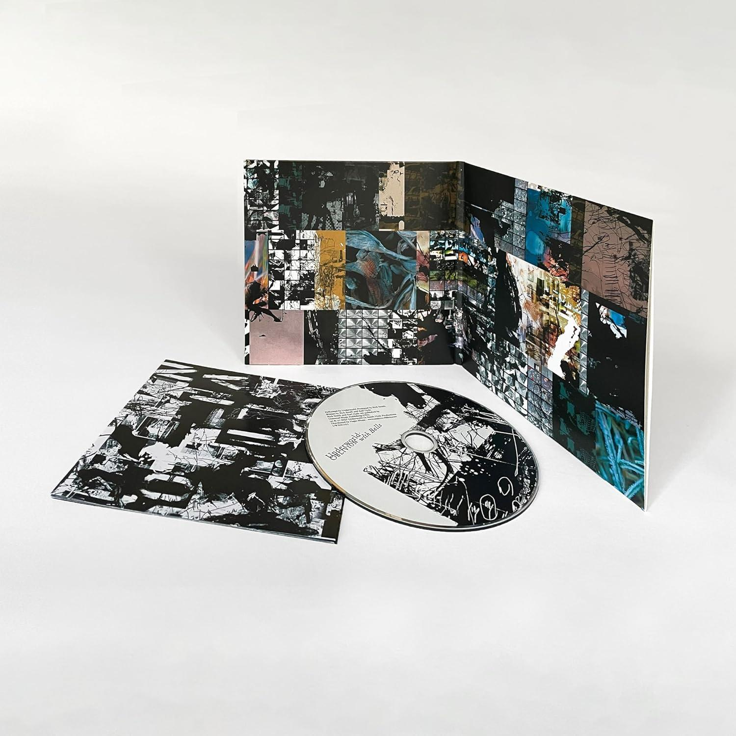 Abstract black and white artwork. CD case and CD with the same artwork.