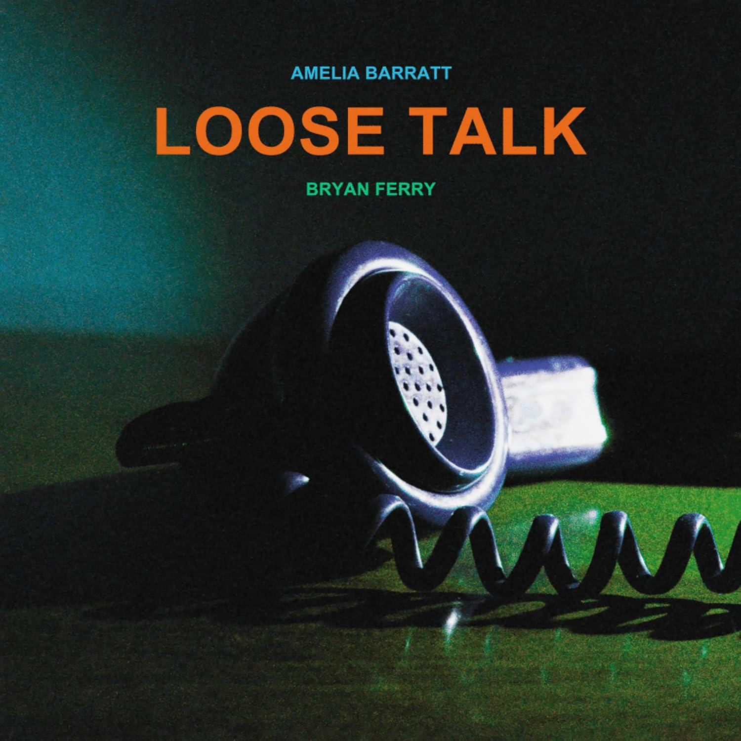 Pochette d'album avec un combiné téléphonique, un cordon téléphonique et le texte : Loose Talk.