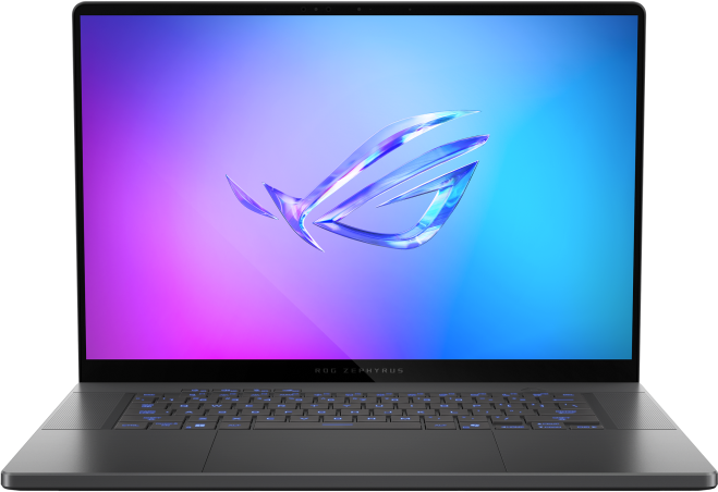 ASUS ROG Zephyrus G16 GU605CR-QR116W Szürke Gamer laptop (16" WQXGA/Core Ultra 9/64GB/2048 GB SSD/RTX5070 Ti 12GB/Win11H)