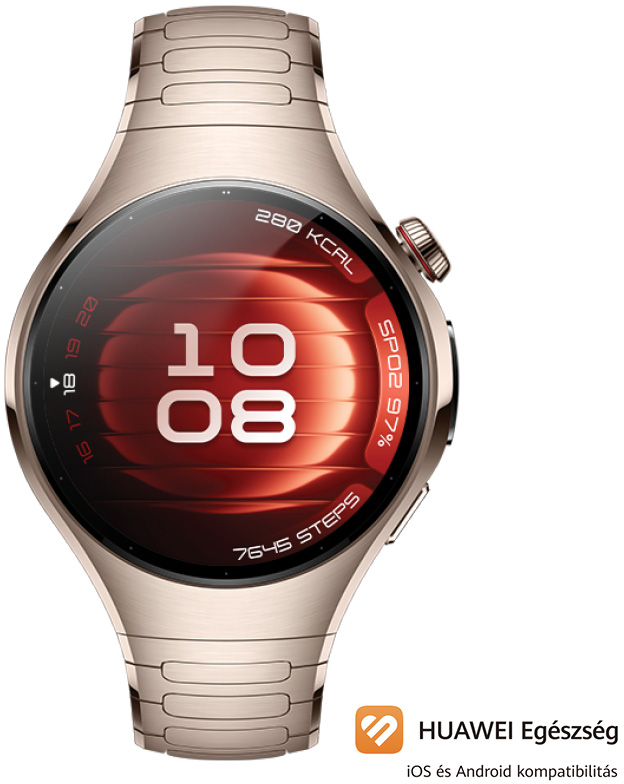 HUAWEI Watch 5 okosóra, 42mm, homokarany (55020EWC)