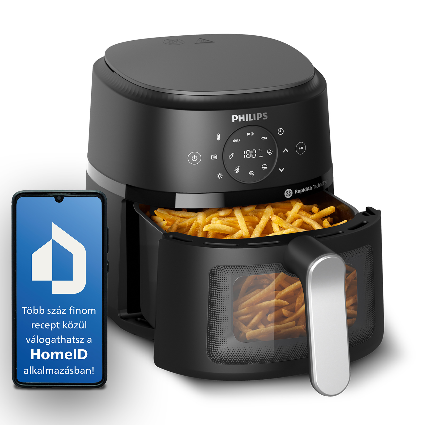 PHILIPS 2000 Series NA211/00 Airfryer 3,2 l forrólevegős sütő