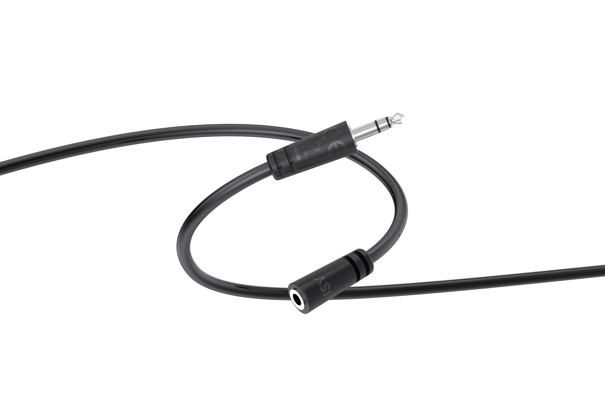 ISY IAU-1002 3,5mm jack hosszabbítókábel, 5 méter, fekete