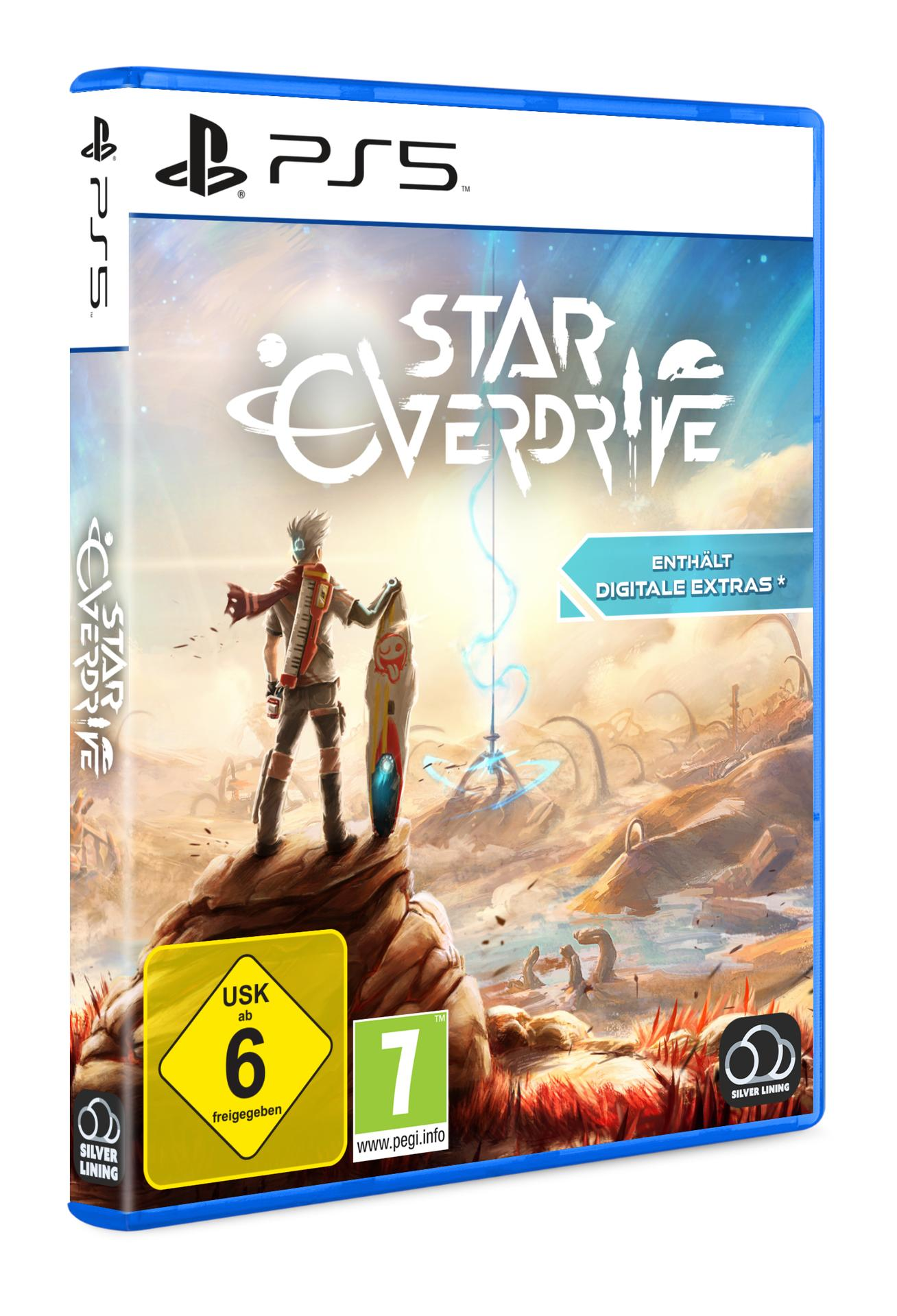 PS5 Spielcover: Ein Charakter steht auf Felsen mit einem Snowboard. Wüstenlandschaft.