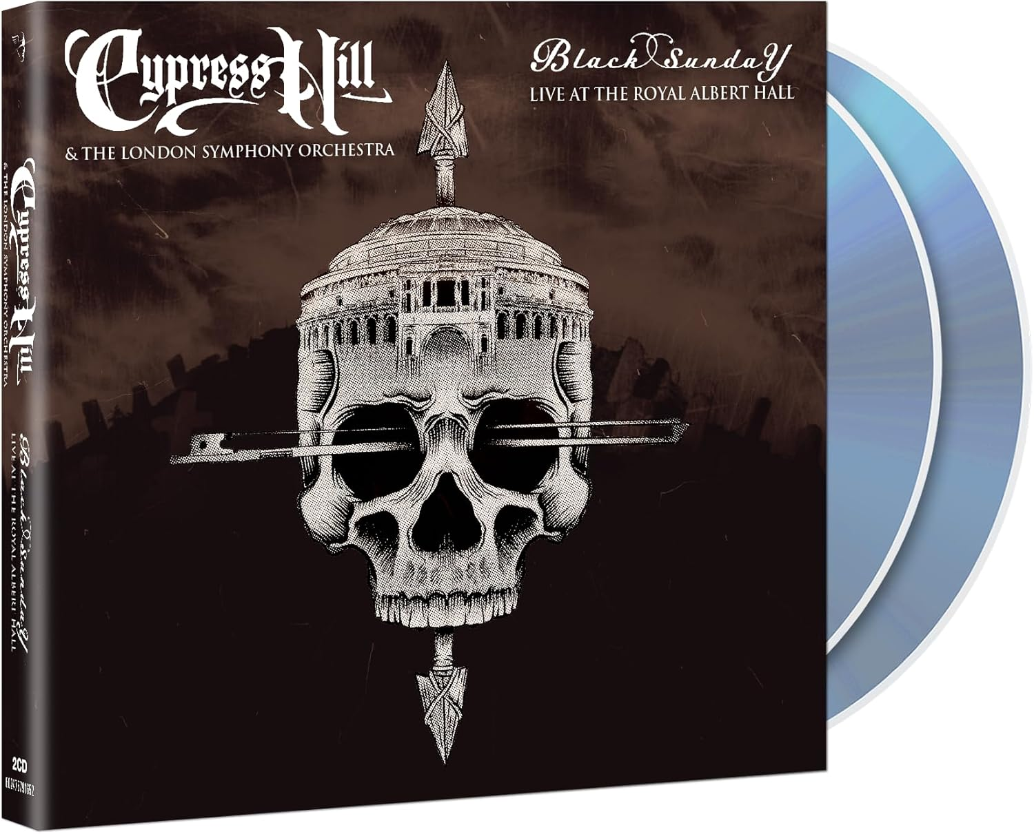 Albumhoes: Cypress Hill & London Symphony Orchestra, Black Sunday, live in Royal Albert Hall.