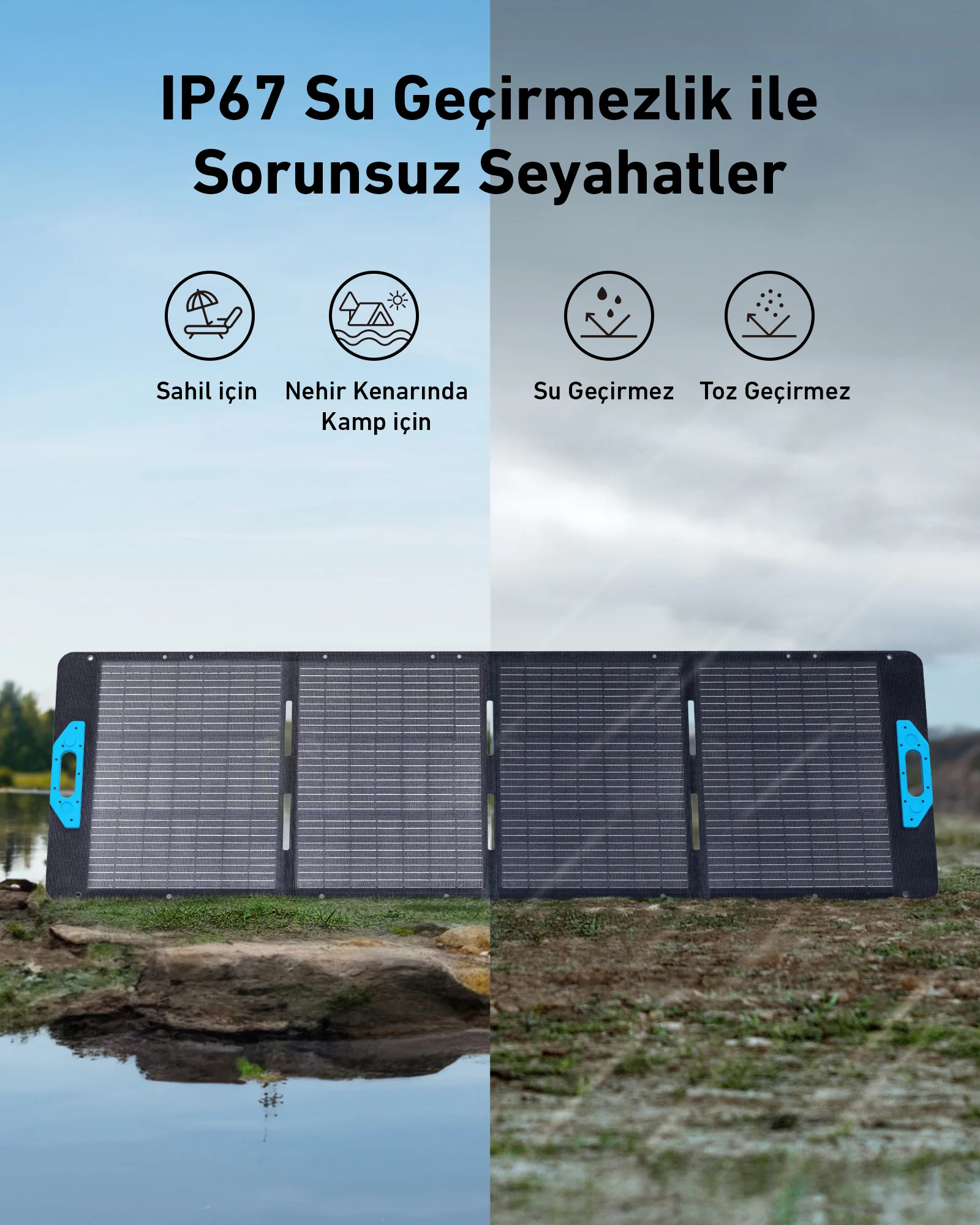 ANKER Solix PS200 200W Taşınabilir Güneş Paneli Fiyat & Özellik