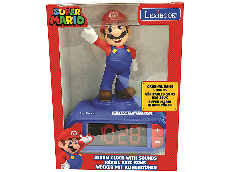 Thumbnail - LEXIBOOK Nintendo Super Mario Digitaler Wecker, Blau