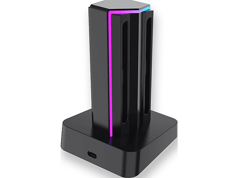 ready2gaming 4-in-1 Charger LED für Nintendo Switch 2; Ladestation