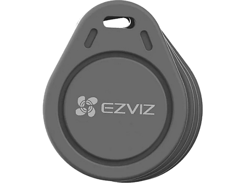 Dispositivo apertura de puertas - Ezviz Llaves RFID, Máxima Seguridad, 4x Tarjetas Proximidad, Compatibles con el Videoportero HP7, Gris Oscuro