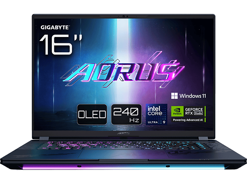 Gigabyte AORUS MASTER 16 BZHC6ESE64SP, 16 WQXGA, Intel® Core™ Ultra 9 275HX, 32GB RAM, 1TB SSD, GeForce RTX™ 5090, Windows 11 Pro