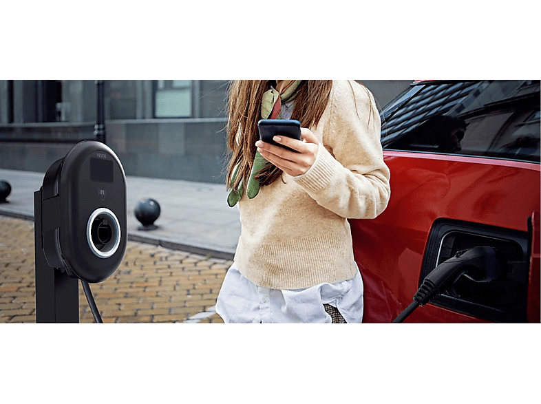 VESTEL EVC04-AC22SWD-MID-T2P Rhea, Smart, Display, MID, Wallbox, 22 kW, Kabellänge: 5 m