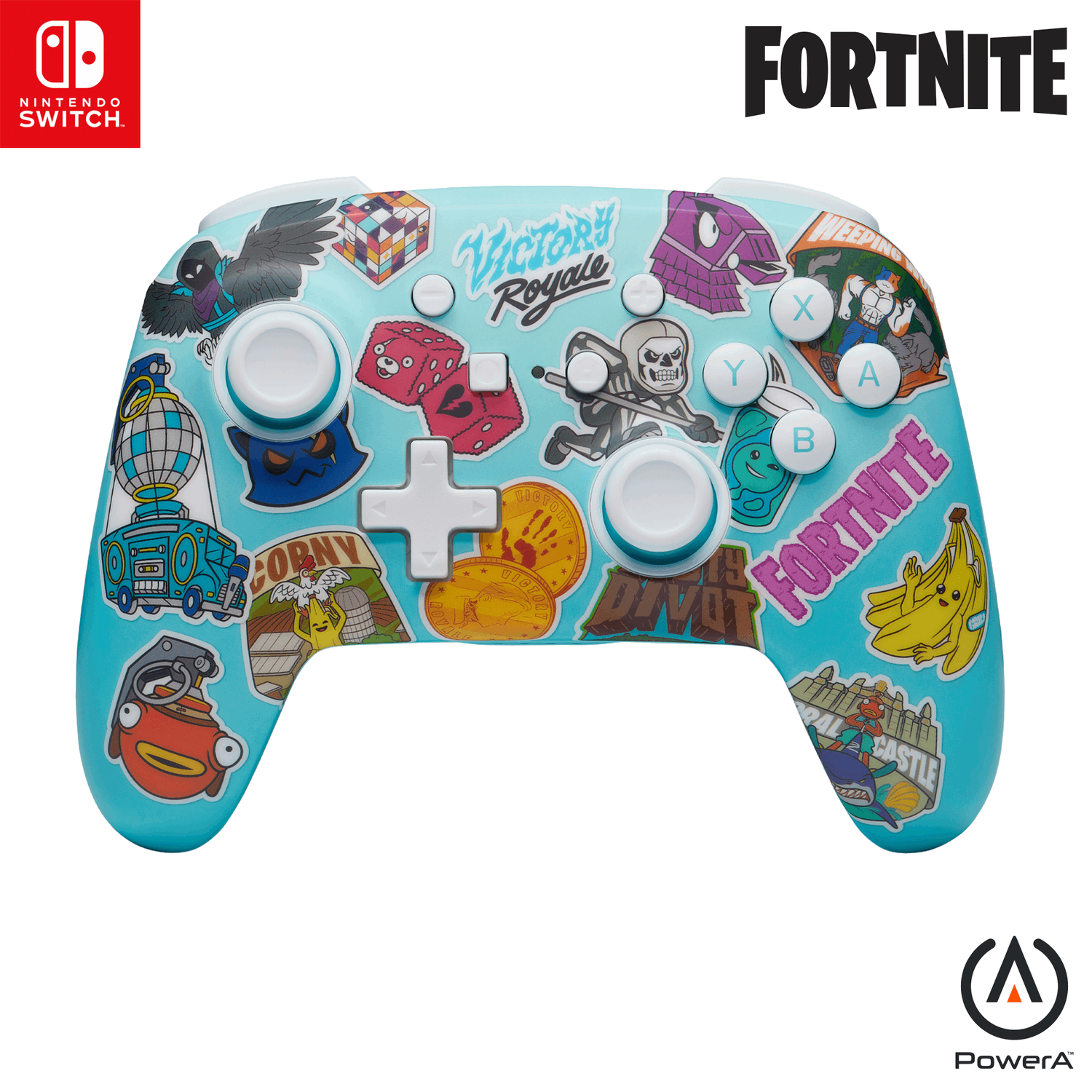 Powera Controller nsw - Sticker Mania Controller Nintendo Switch Meerkleurig