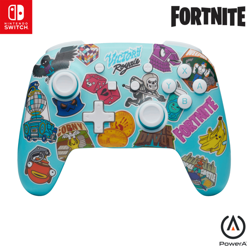 PowerA Bedrade Controller voor Nintendo Switch Sticker Mania
