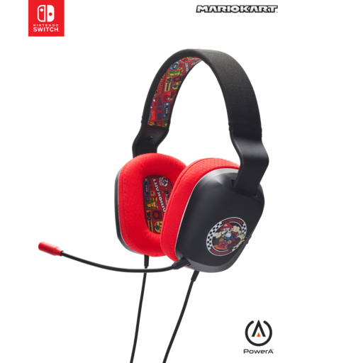 PowerA Mario Kart Rivals Stereo Gaming Headset for Nintendo Switch