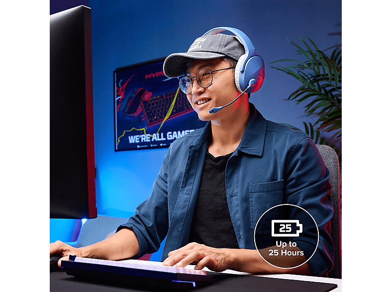 HYPERX HYPERX Cloud Jet – Wireless Gaming-Headset (Schwarz); Gaming Headset — Foto 4 von 5