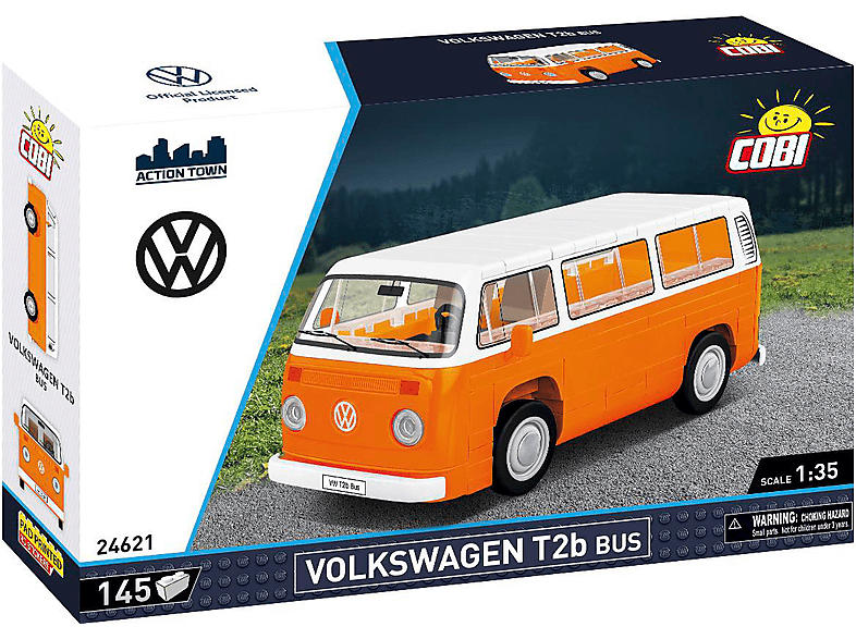 COBI VW T2B Bus Bausatz, Mehrfarbig