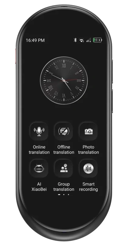 Czarne tło z białym tekstem w kilku językach, w tym niemieckim, angielskim i hiszpańskim.