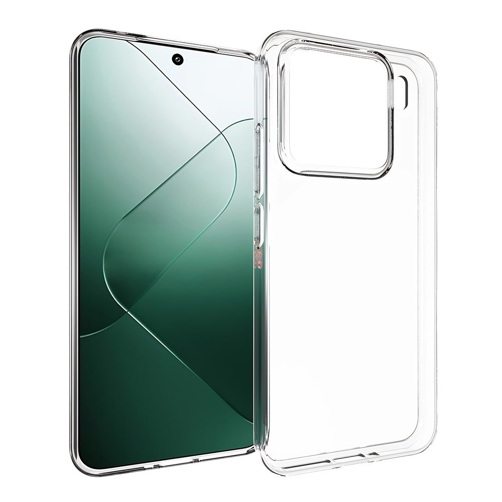 CASE AND PRO Xiaomi 15 5G vékony szilikon hátlap, átlátszó (TPU-XIA-15-5G-TP)