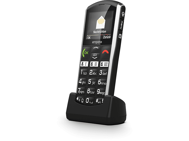 EMPORIA SIMPLICITY 4G Seniorenhandy, Schwarz