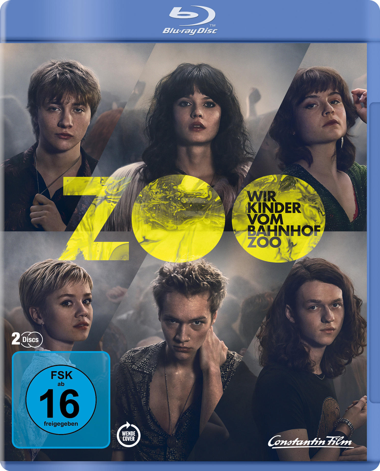 DVD-Cover mit mehreren Porträts junger Leute, ZOO-Titel und deutschem Text.