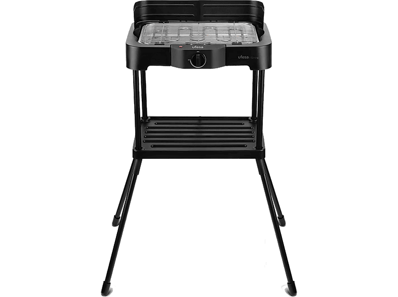 REACONDICIONADO Seminuevo Muy bueno Barbacoa - Ufesa Sintra, 2300 W, Eléctrica, 2 niveles de cocción, Negro